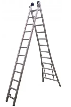 Ladder dubbel 7.50 Meter 2*16 Direct Beschikbaar